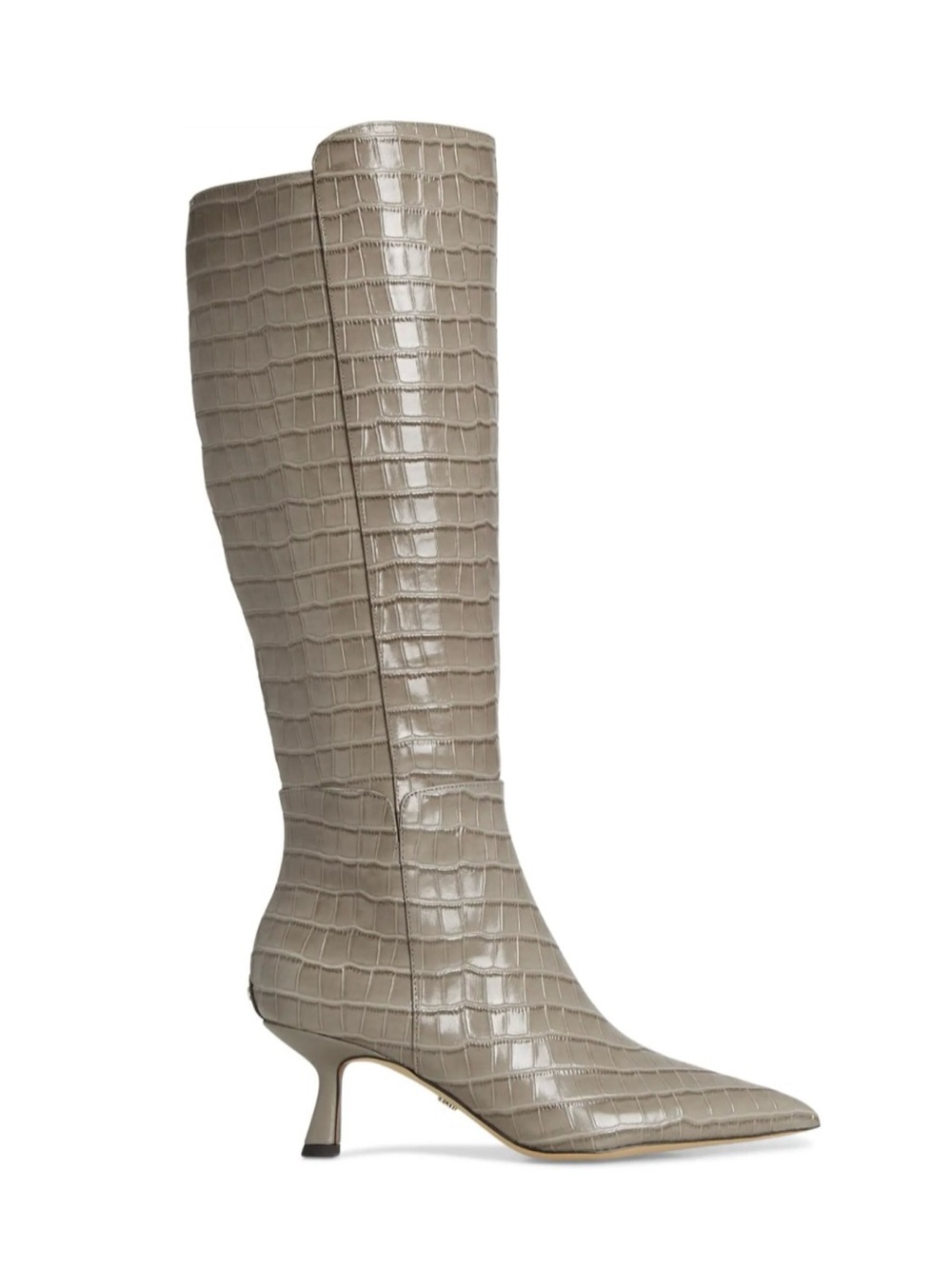 Sam Edelman Taylin Croc Embossed Knee High Boots (Size: 9)